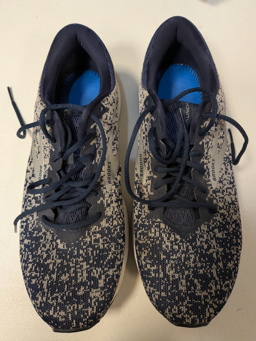Brooks Men’s Navy and Light Gray Running Shoes